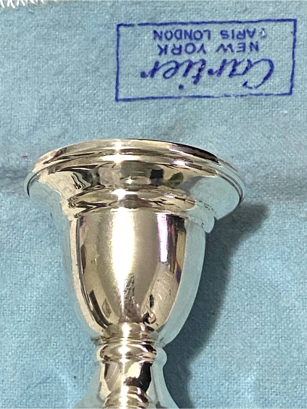 Cartier Polished sterling Silver Candlestick - Picture 4 of 9